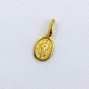 Dije de oro, medalla de la Virgen de la milagrosa